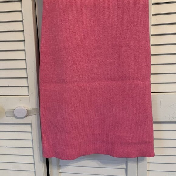 NWT Betsey Johnson Womens M Kaylee Mini Dress Barbie Pink Ribbed Cap Sleeves NEW - Picture 6 of 15